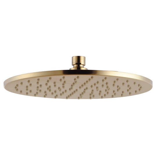 250mm Brushed Brass Shower Head