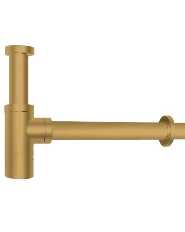 Brushed Brass Bottle Trap