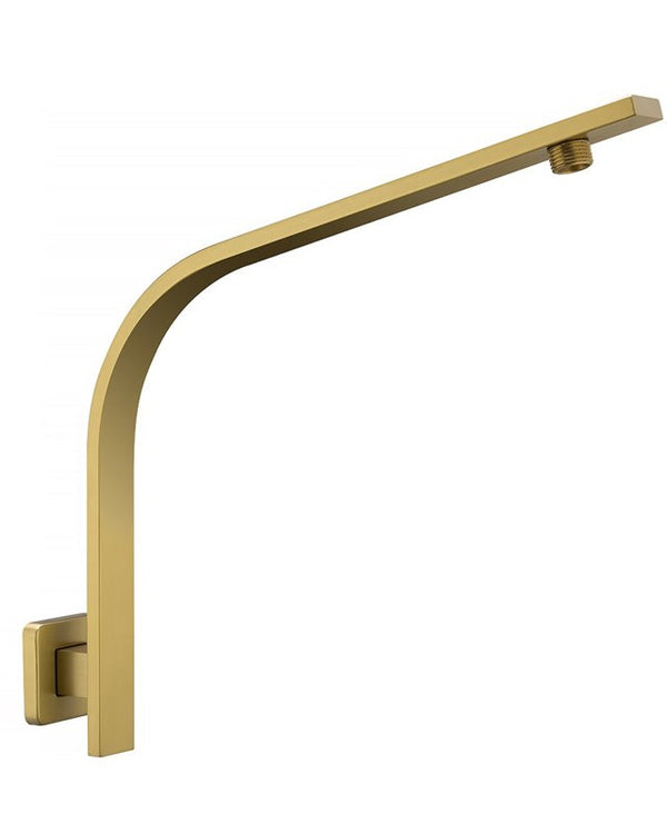 Brushed Brass Wall Shower Arm