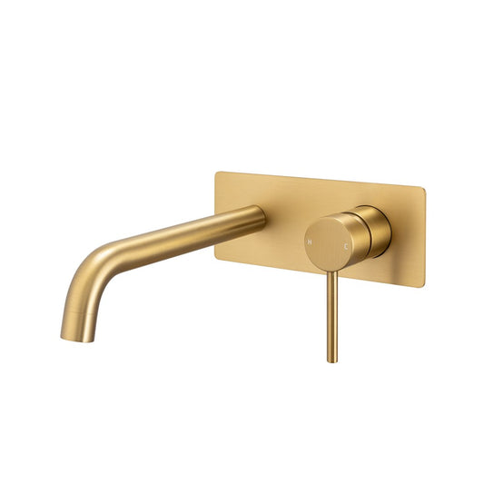 LUCID PIN - Brushed Brass Spout Mixer
