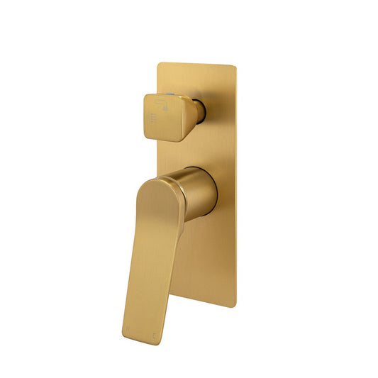 RUSHY - Brushed Brass Diverter Mixer