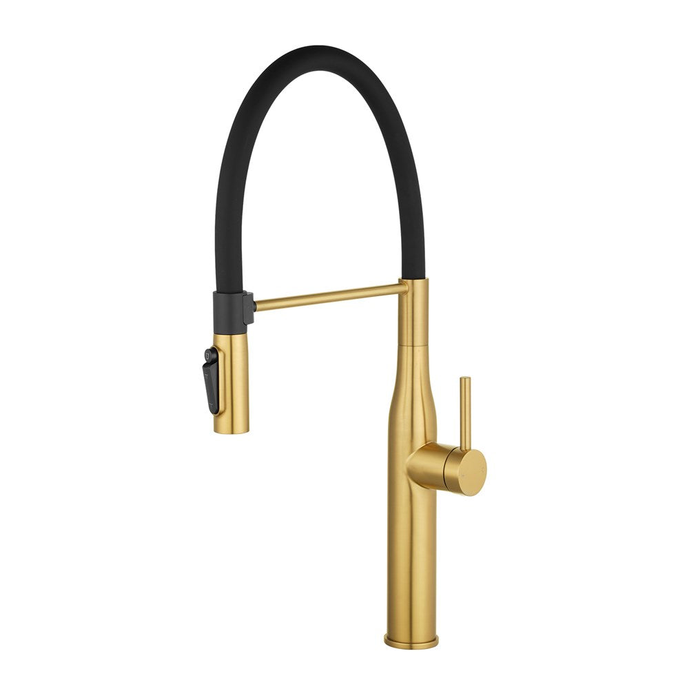 Brushed Brass Kitchen Mixer