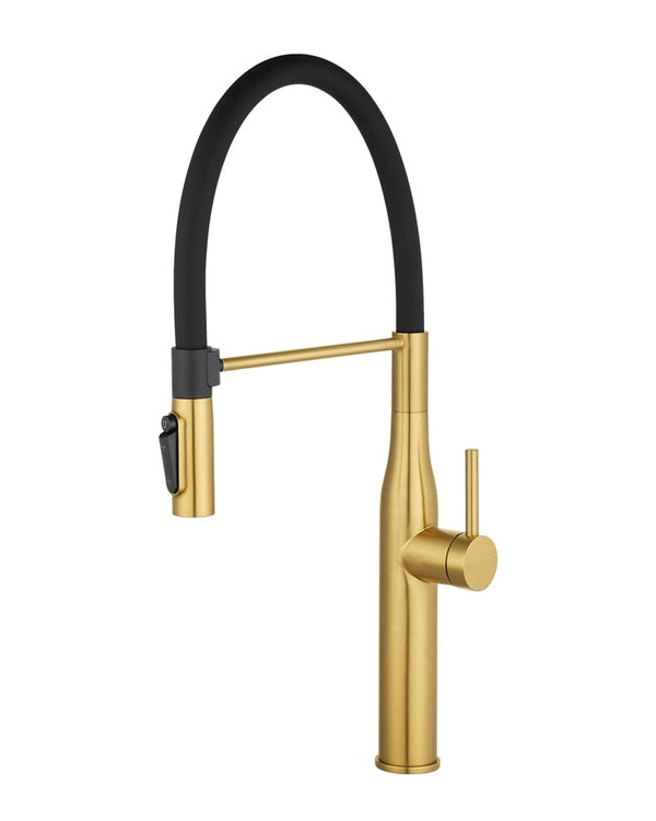 Brushed Brass Kitchen Mixer