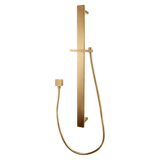 Brushed Brass Shower Rail