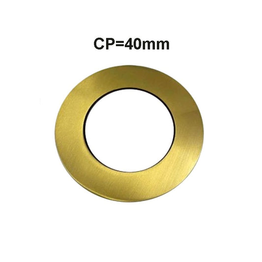 Brushed Brass Cover Plate 40mm