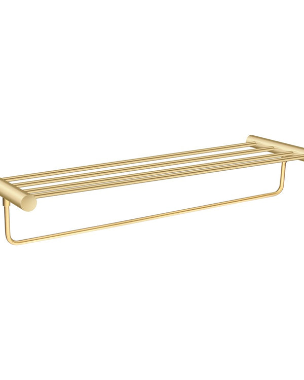 Brushed Brass Shower Shelf