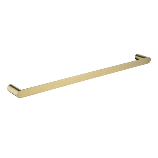 RUSHY - 600mm Brushed Brass Single Towel Rail