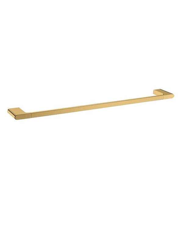 VOG - 600mm Brushed Brass Single Towel Rail