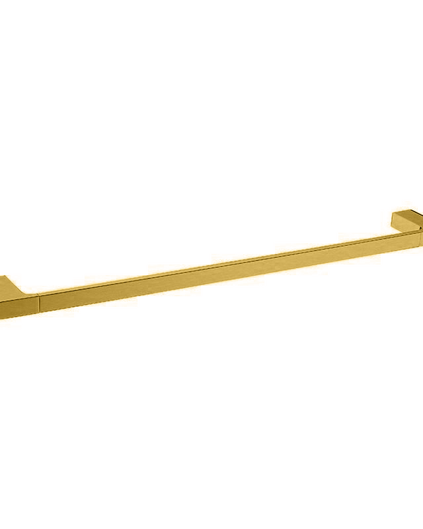 VOG - 800mm Brushed Brass Single Towel Rail