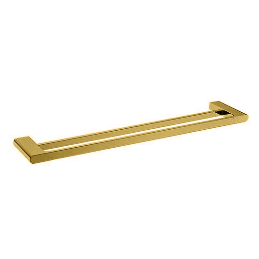 VOG - 800mm Brushed Brass Double Towel Rail