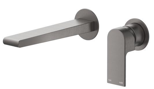 Eleniko Wall-Spout Combo - 2P - TRIM KIT ONLY Gunmetal