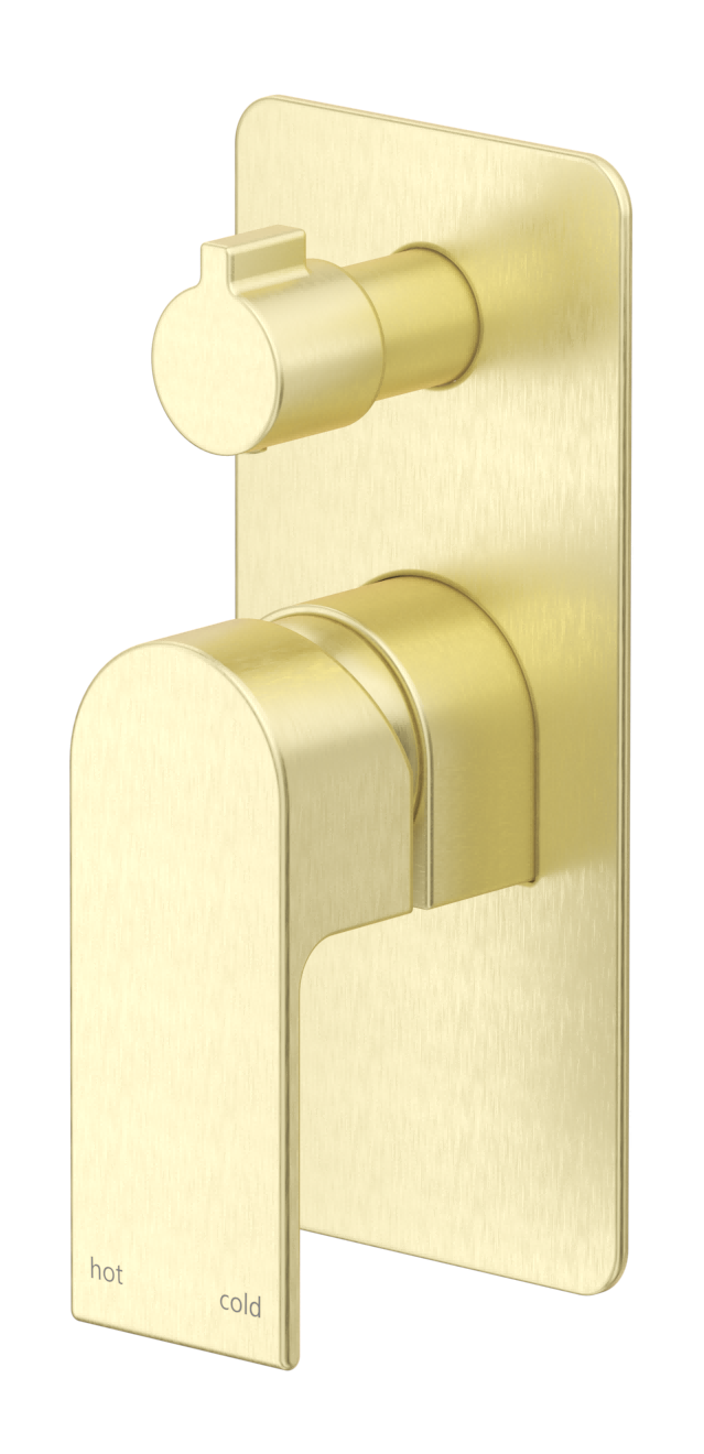 Beki Shower Mixer Diverter - 1P - TRIM KIT ONLY French Gold