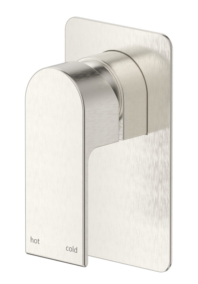Beki Shower Mixer - Square Plate - TRIM KIT ONLY Brushed Nickel