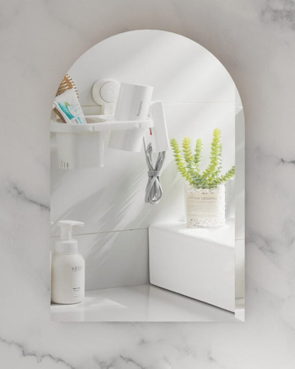 Carysil Imperial 600x900mm Matte White Arch Shaving Cabinet