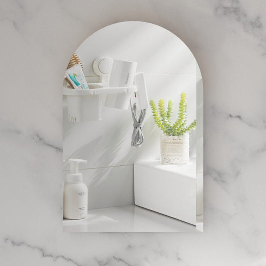 Carysil Imperial 600x900mm Matte White Arch Shaving Cabinet