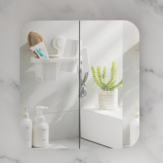 Carysil 750x800mm Grand Matte White Shaving Cabinet