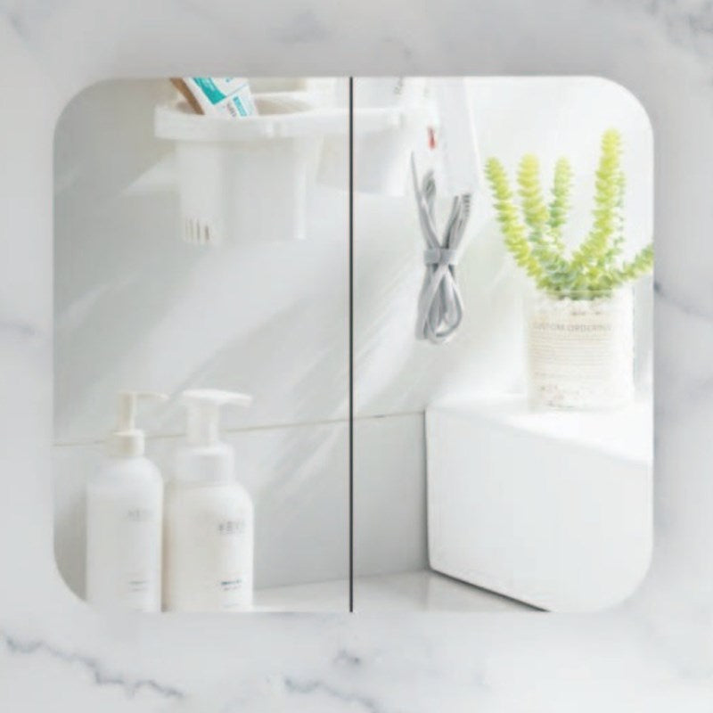 Carysil 900x800mm Grand Matte White Shaving Cabinet