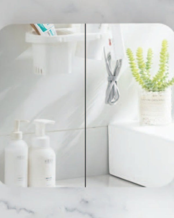 Carysil 900x800mm Grand Matte White Shaving Cabinet