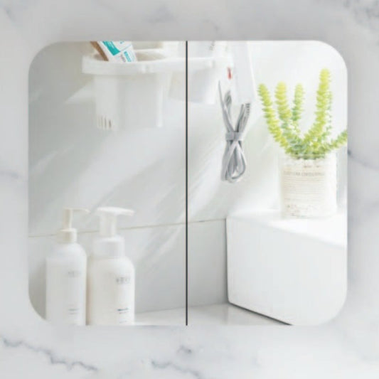Carysil 900x800mm Grand Matte White Shaving Cabinet
