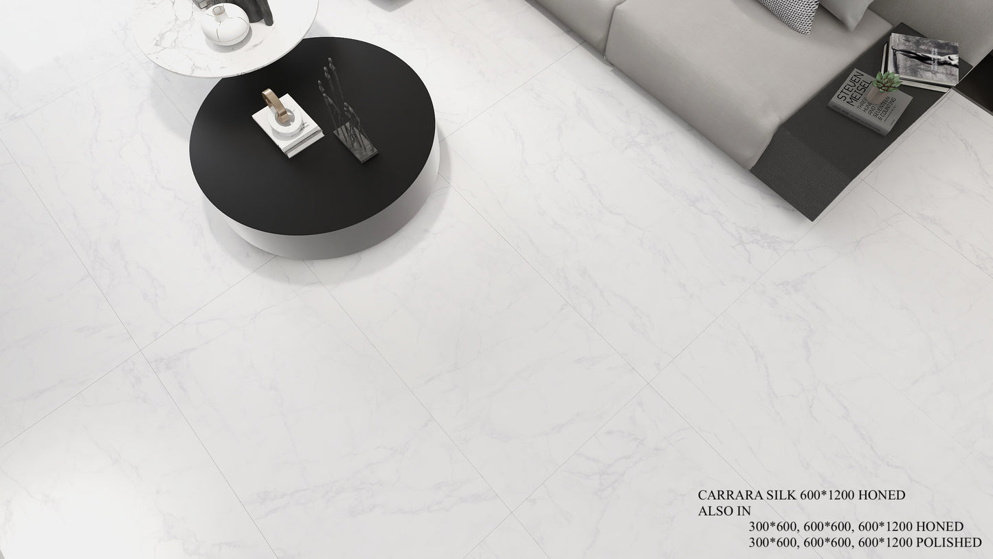 CARRARA MATT - GREY 600 * 600