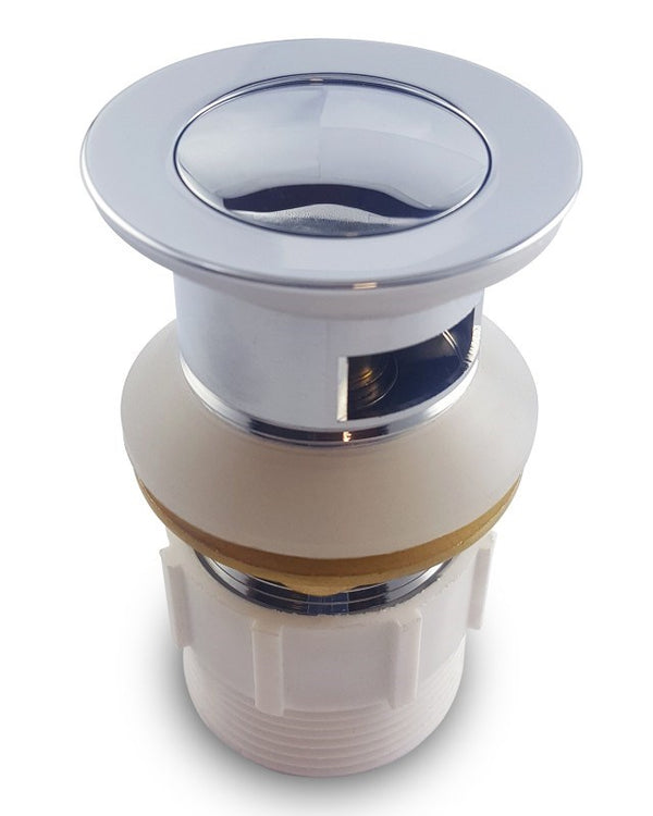 Chrome Pop Up Waste Overflow