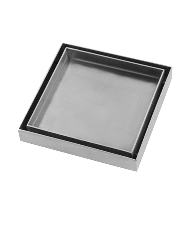 120x120mm Chrome Tile Insert Drain