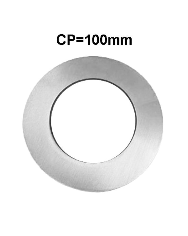 Round Chrome Cover Plate 100mm