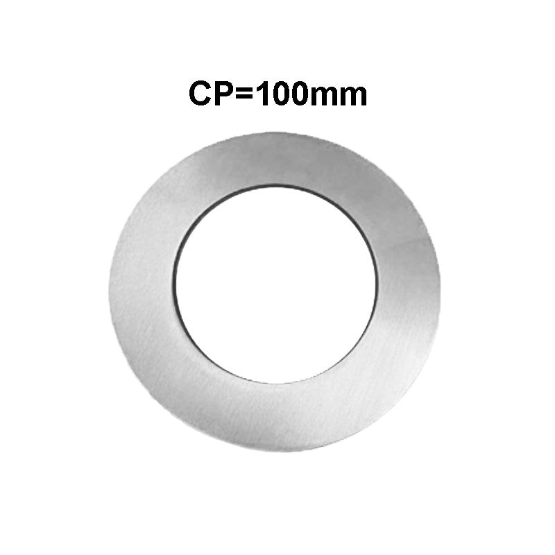Round Chrome Cover Plate 100mm