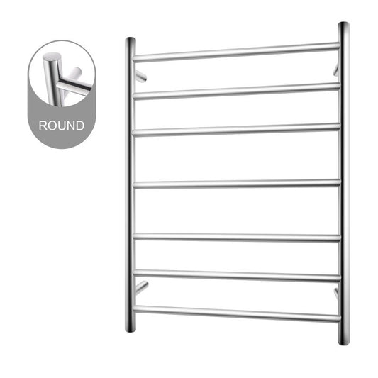 Chrome Heated Towel Rack 7 Bars