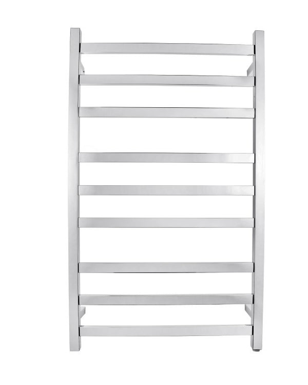 Chrome Heated Towel Rack 9 Bars
