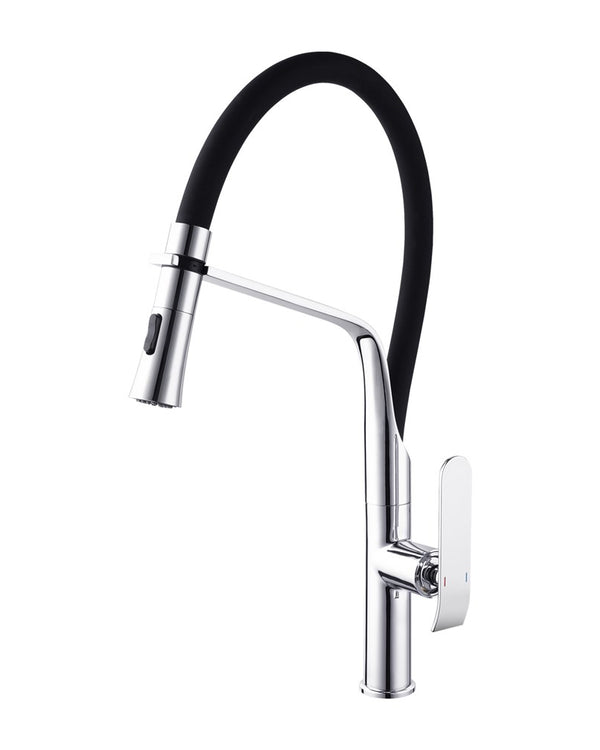 Chrome Pull Out Kitchen Mixer