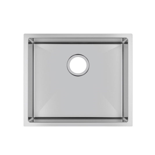 510x440x230mm Chrome Stainless Steel Single Bowl Kitchen Sink