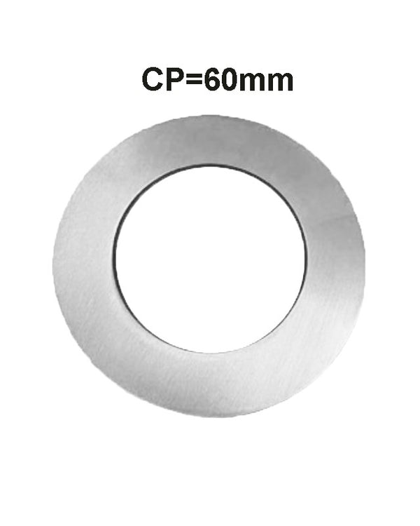 Chrome Cover Plate 60mm