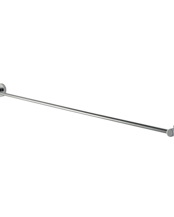 LUCID PIN - 800mm Chrome Cuttable Single Towel Rail