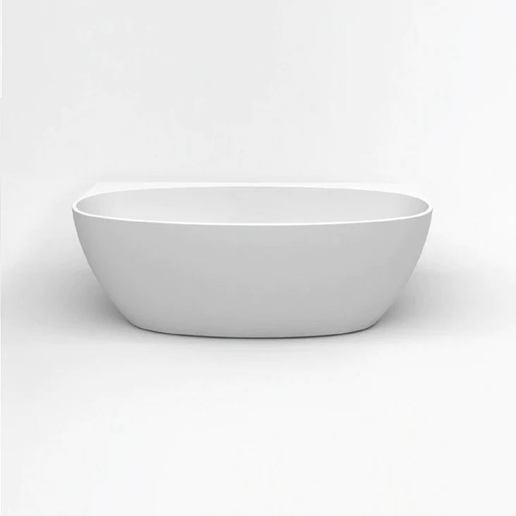 1500mm Egg Shape Back To Wall Bath Tub