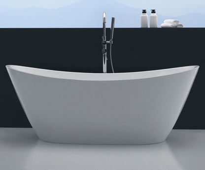 1700mm High Back Free Standing Bath Tub