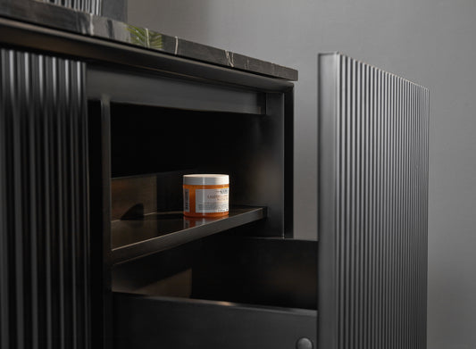 Kirribilli Matte Black PVC 1200mm Wall Hung Vanity (Cabinet Only)