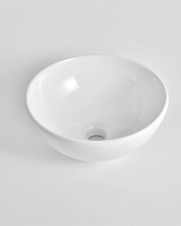 330x330x130mm Gloss White Above Counter Basin