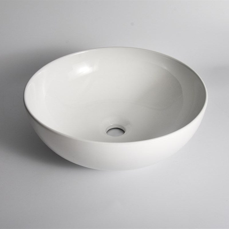 400x400x135mm Gloss White Above Counter Basin
