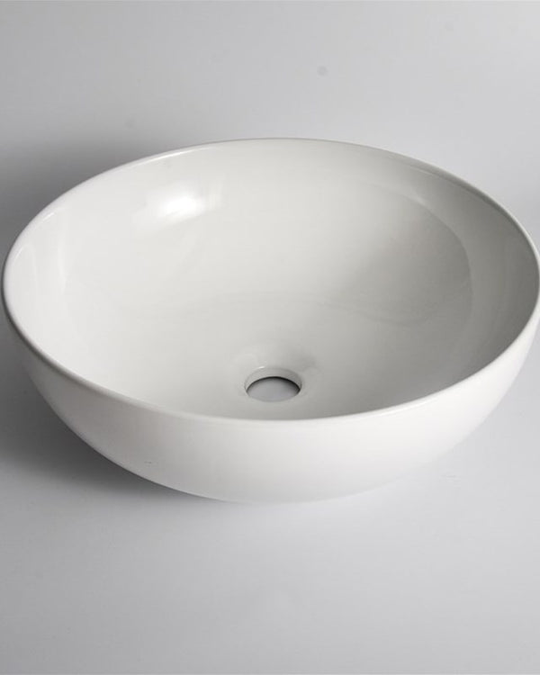 400x400x135mm Gloss White Above Counter Basin