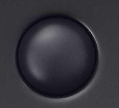 Matte Black Ceramic Cap for Pop-up Waste