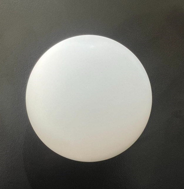 Matte White Ceramic Cap for Pop-up Waste