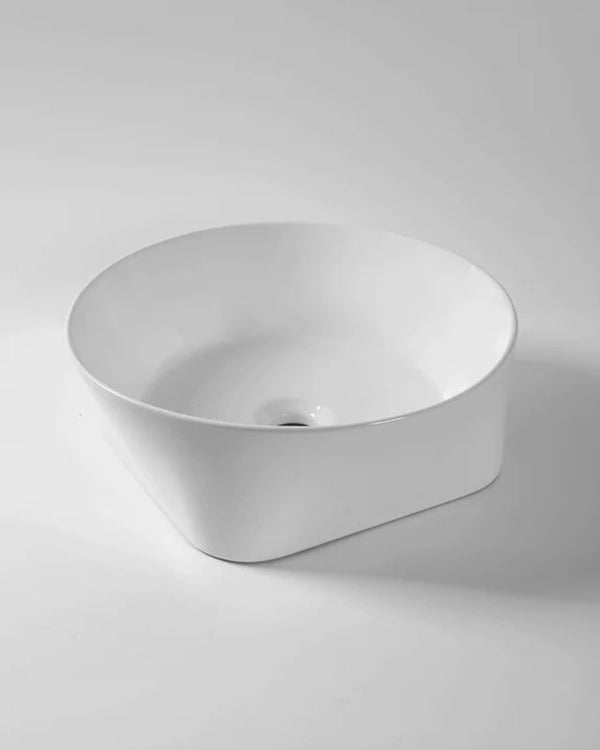400x400x140mm Gloss White Above Counter Basin