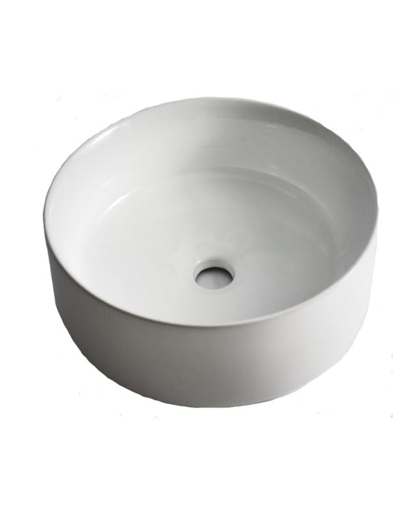 360x360x125mm Gloss White Above Counter Basin