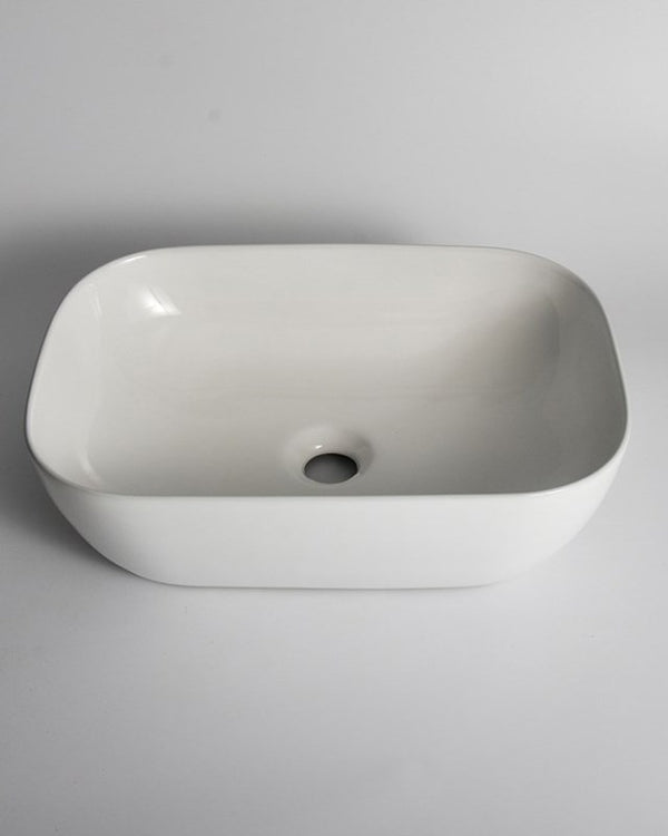465x320x135mm Gloss White Above Counter Basin
