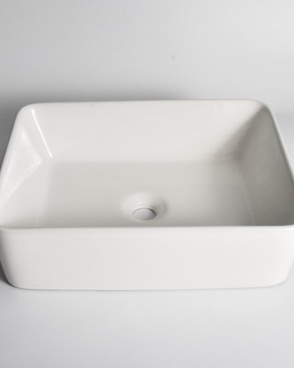 480x370x130mm Gloss White Above Counter Basin
