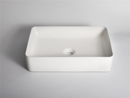 500x355x110mm Gloss White Above Counter Basin