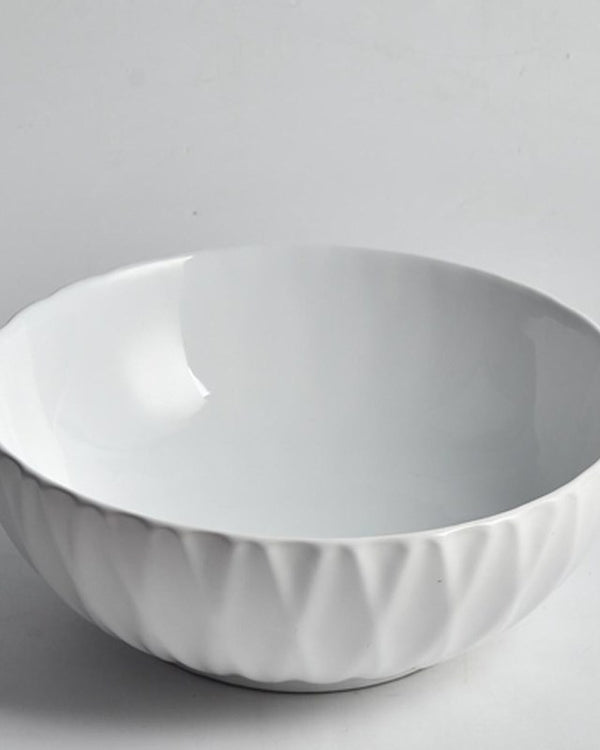 395x395x120mm Matte White Above Counter Basin