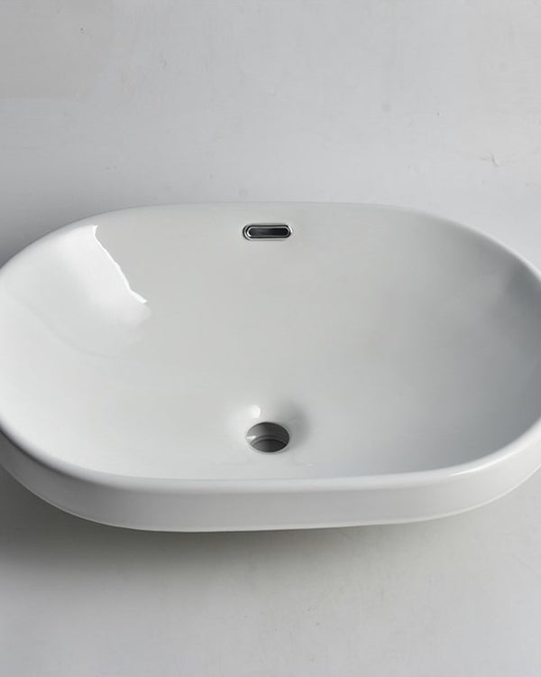 605x405x180mm Gloss White Insert Basin