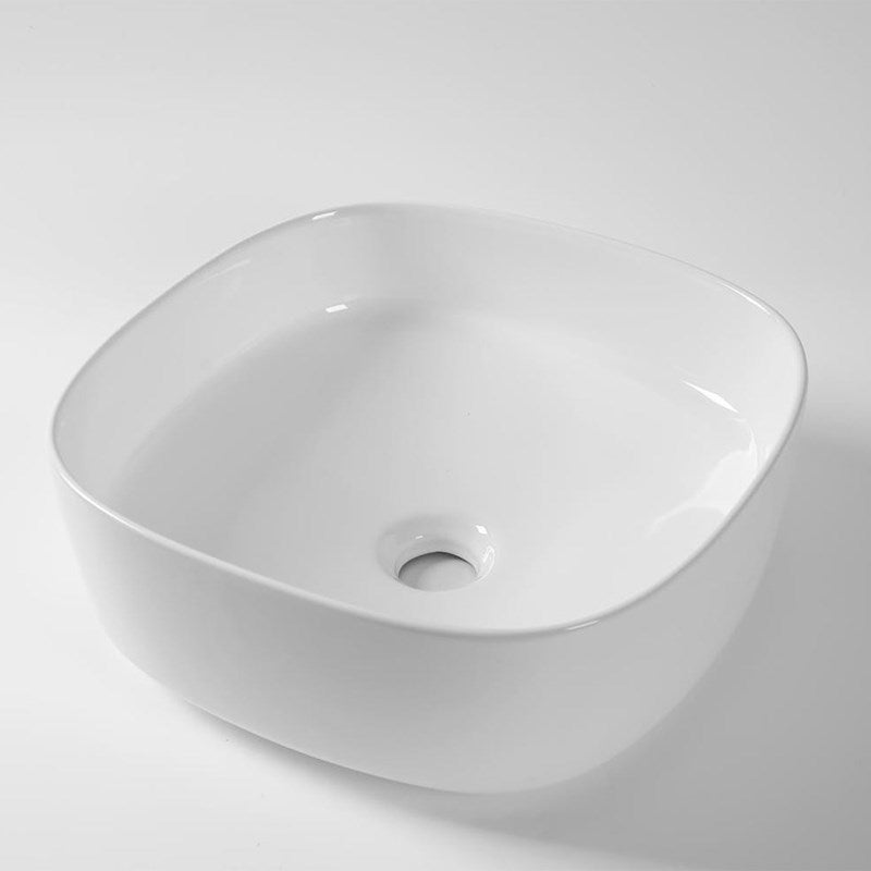 370x370x135mm Gloss White Above Counter Basin